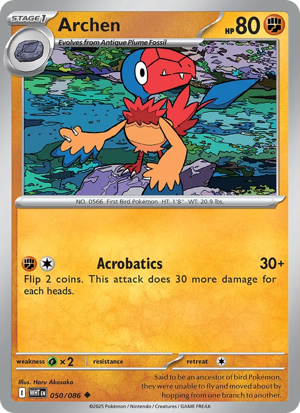 Archen #050 – White Flare card