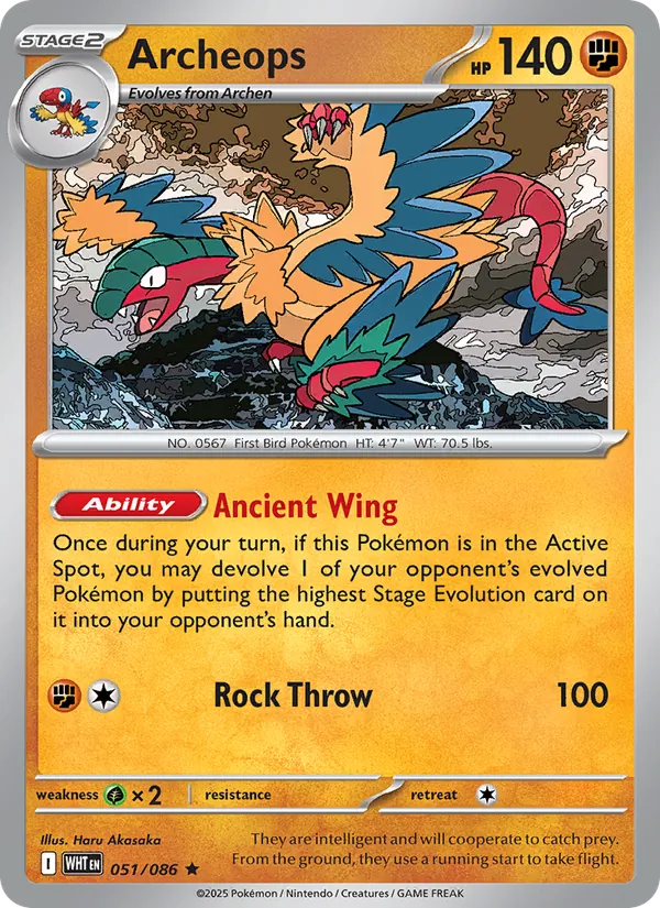 Archeops #051 – White Flare card