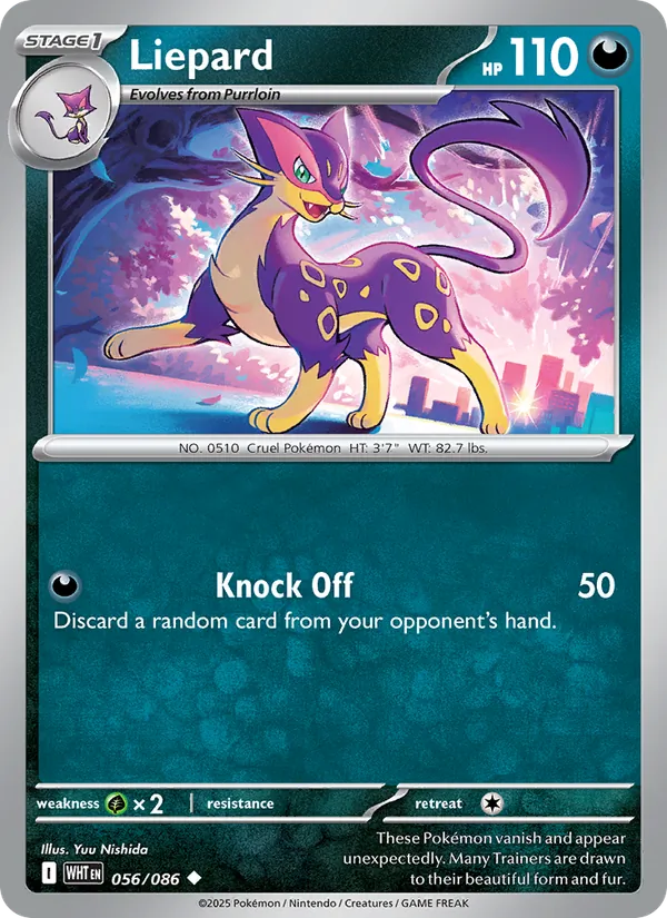 Liepard #056 – White Flare card