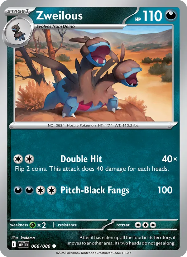 Zweilous #066 – White Flare card