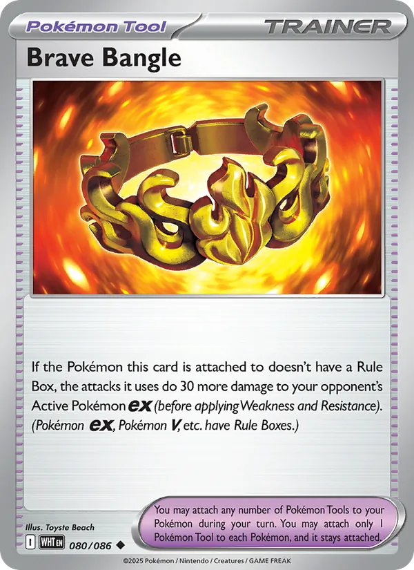 Brave Bangle #080 – White Flare card
