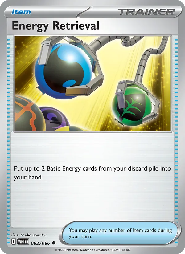 Energy Retrieval #082 – White Flare card