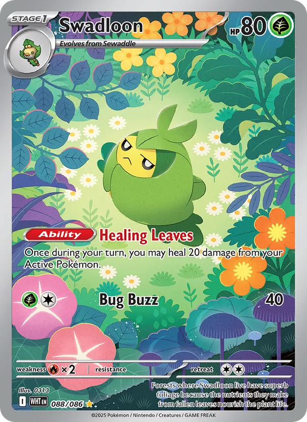 Swadloon #088 – White Flare card