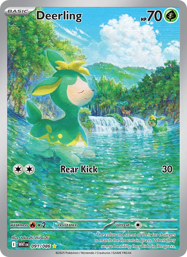 Deerling #091 – White Flare card