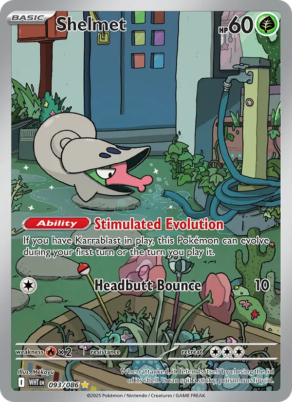 Shelmet #093 – White Flare card