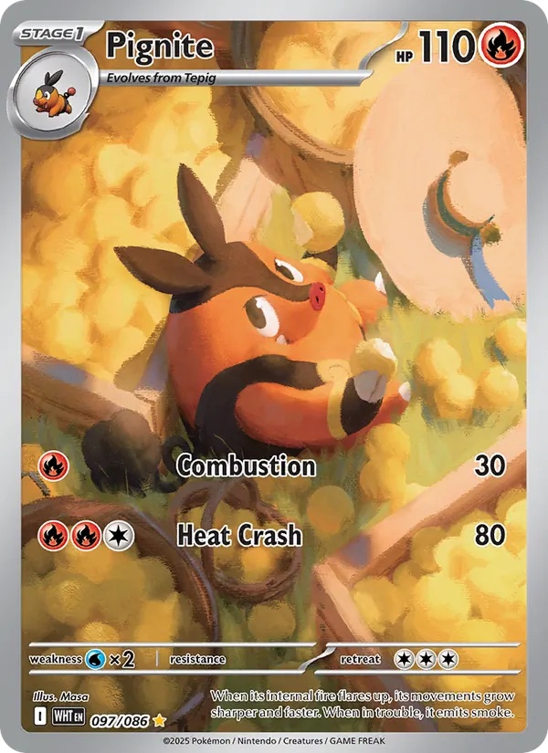 Pignite #097 – White Flare card