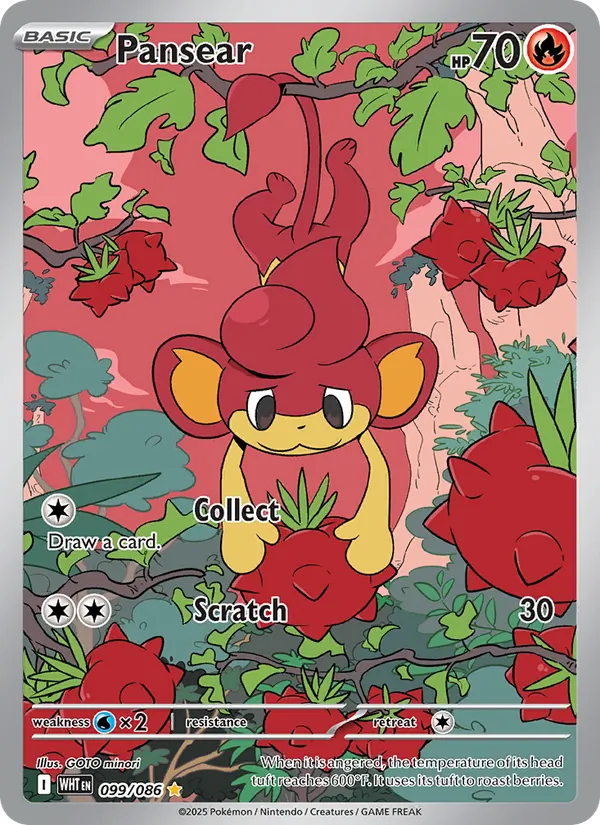Pansear #099 – White Flare card
