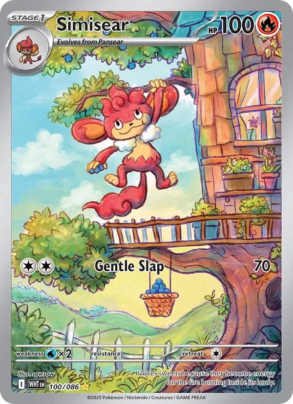 Simisear #100 – White Flare card
