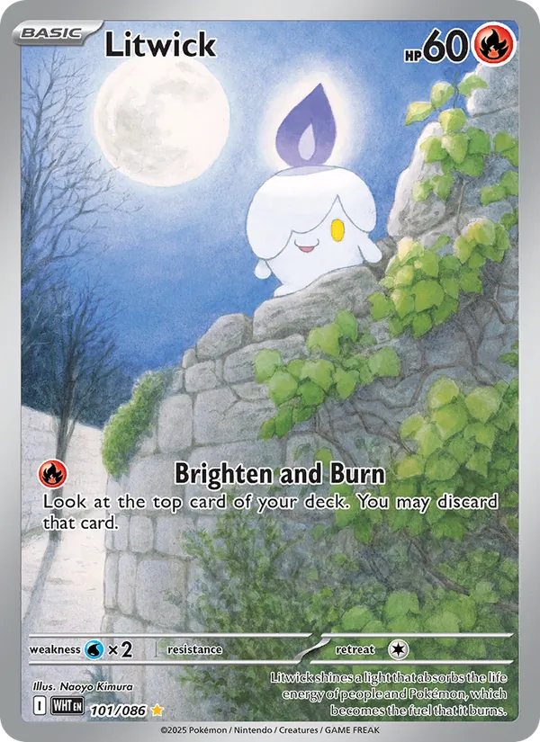 Litwick #101 – White Flare card