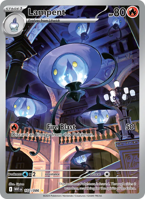 Lampent #102 – White Flare card
