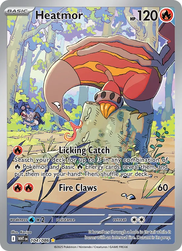 Heatmor #104 – White Flare card