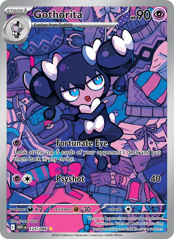 Gothorita #125 – White Flare card