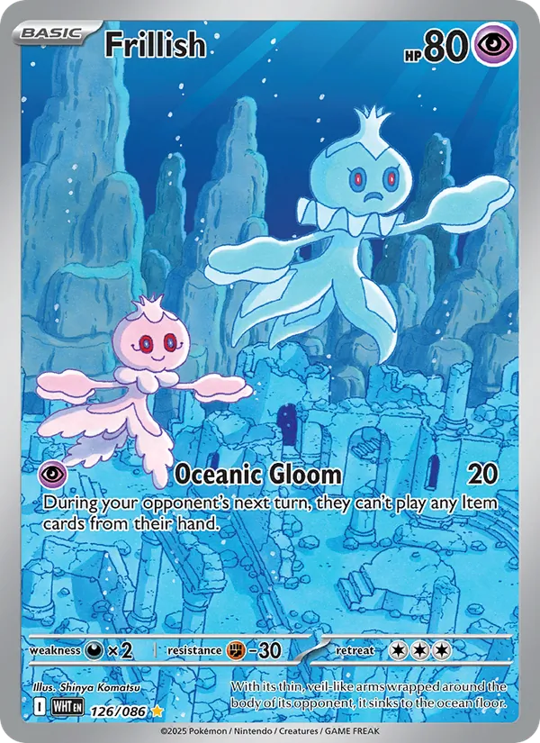 Frillish #126 – White Flare card