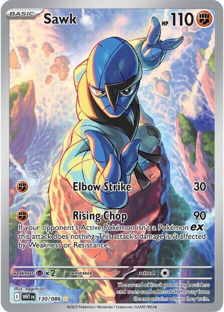 Sawk #130 – White Flare card
