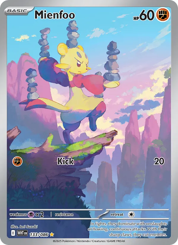Mienfoo #133 – White Flare card