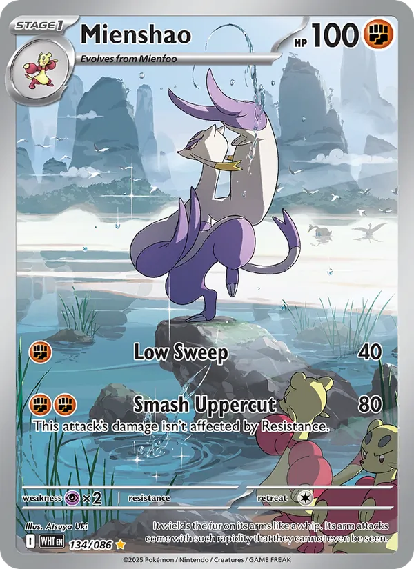 Mienshao #134 – White Flare card