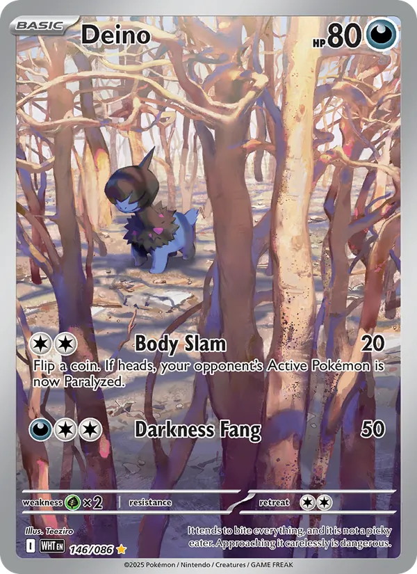 Deino #146 – White Flare card