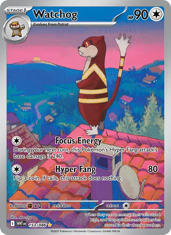 Watchog #153 – White Flare card