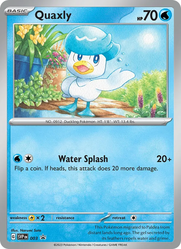 Quaxly #003 – SVP Black Star Promos card