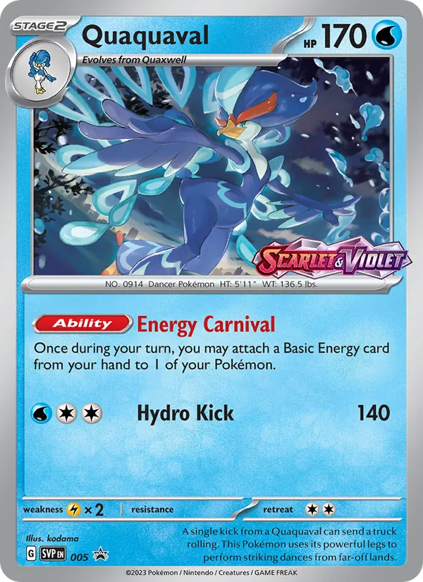 Quaquaval #005 – SVP Black Star Promos card