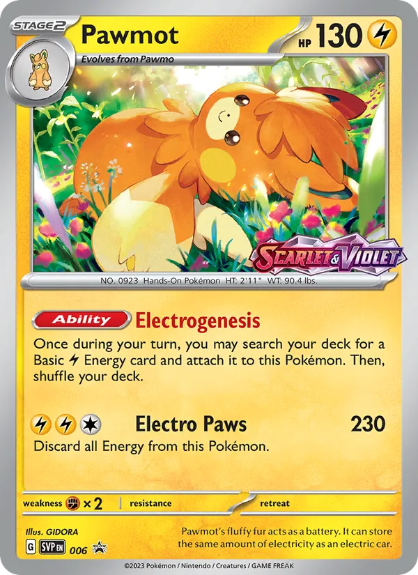 Pawmot #006 – SVP Black Star Promos card