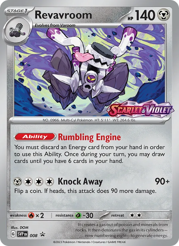 Revavroom #008 – SVP Black Star Promos card