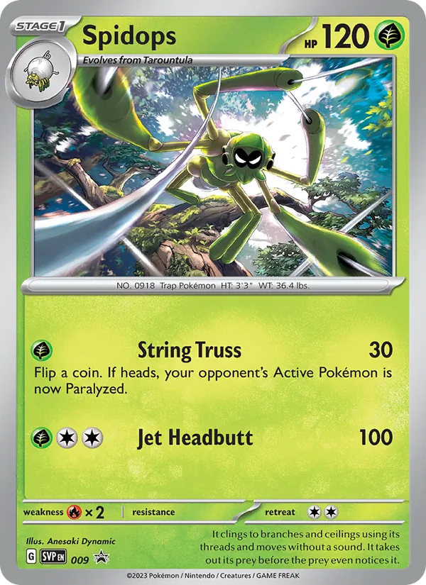 Spidops #009 – SVP Black Star Promos card