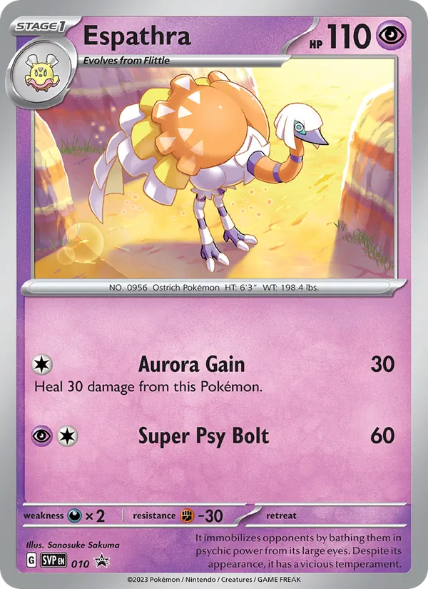 Espathra #010 – SVP Black Star Promos card