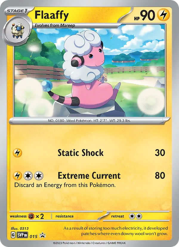 Flaaffy #015 – SVP Black Star Promos card