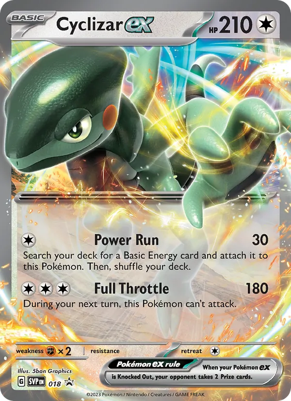 Cyclizar ex #018 – SVP Black Star Promos card