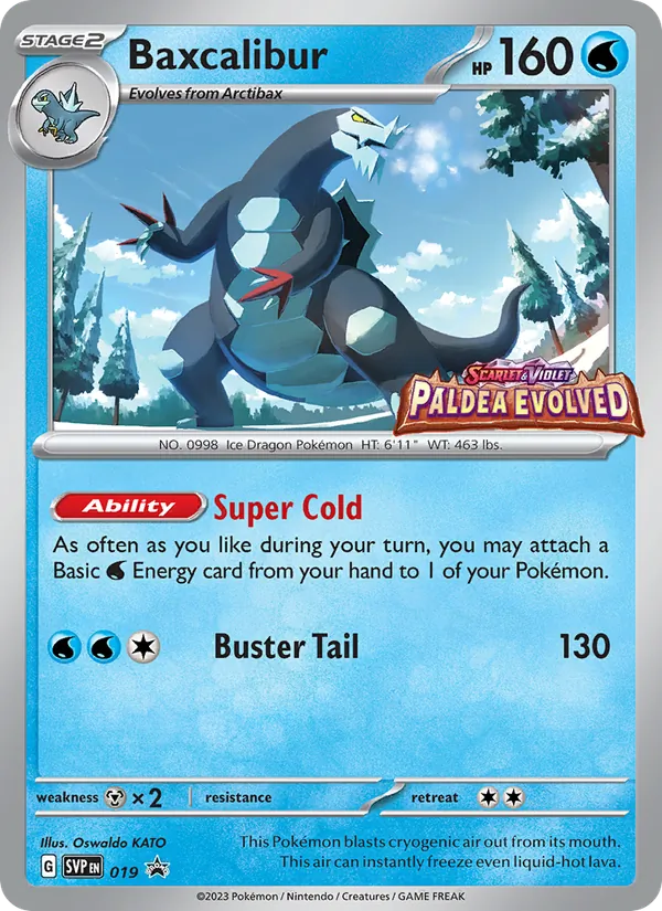 Baxcalibur #019 – SVP Black Star Promos card
