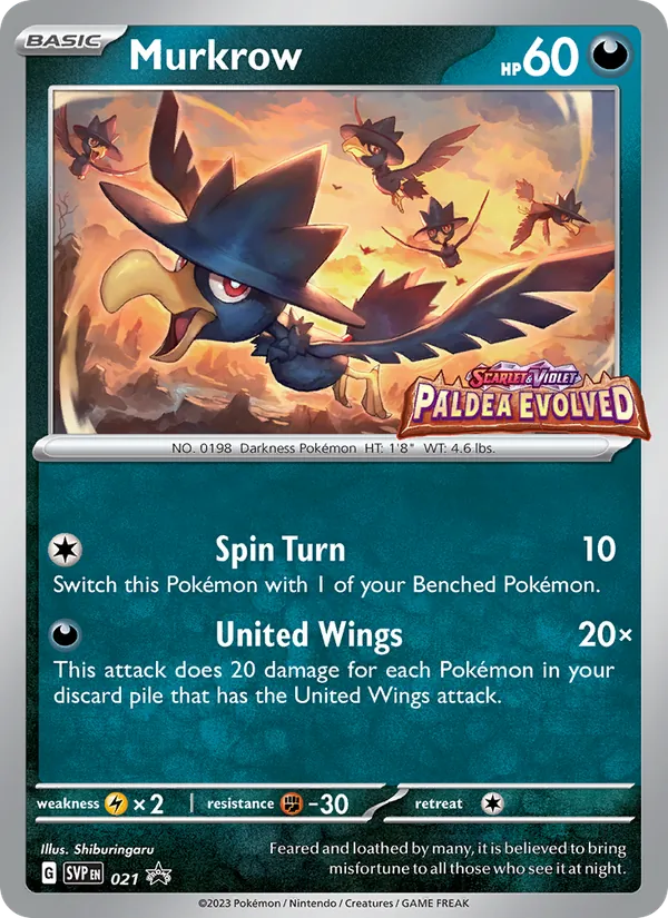 Murkrow #021 – SVP Black Star Promos card