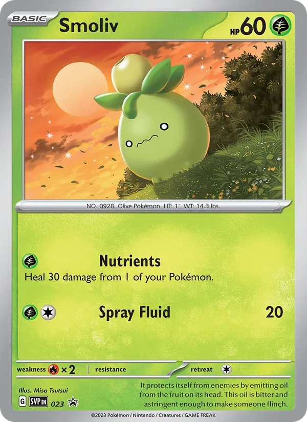 Smoliv #023 – SVP Black Star Promos card