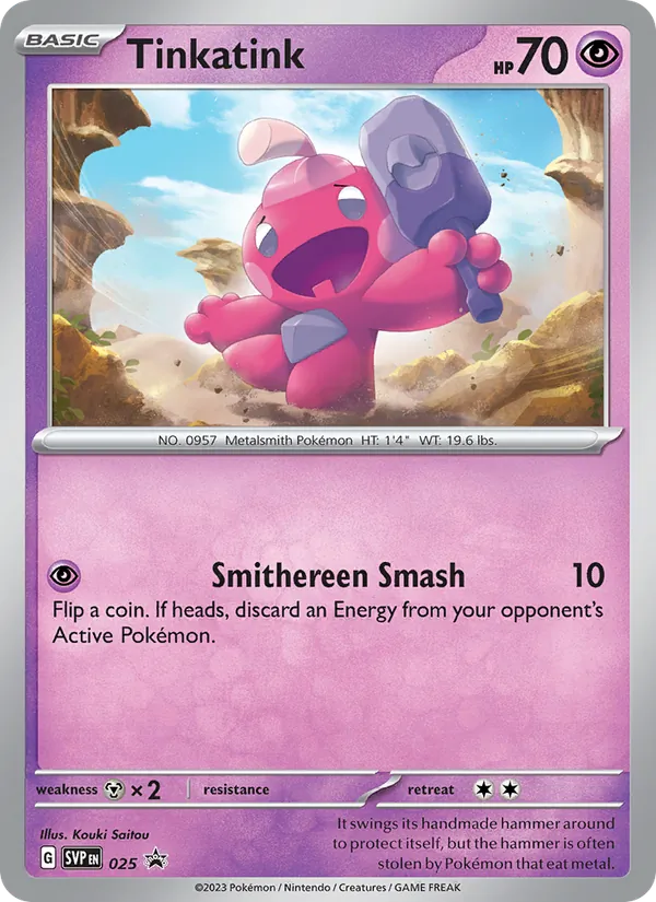 Tinkatink #025 – SVP Black Star Promos card