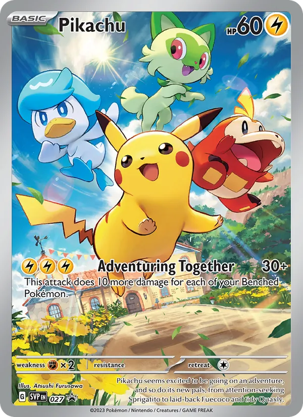 Pikachu #027 – SVP Black Star Promos card