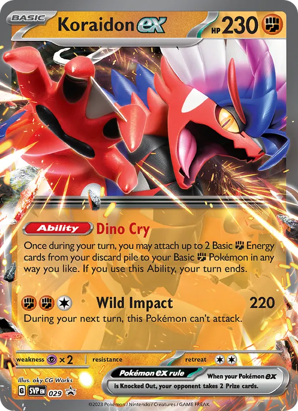 Koraidon ex #029 – SVP Black Star Promos card