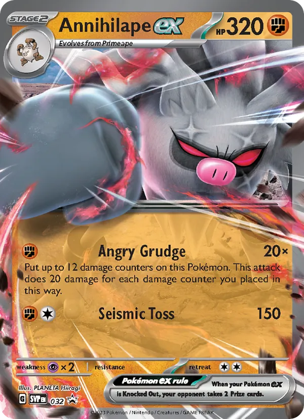 Annihilape ex #032 – SVP Black Star Promos card