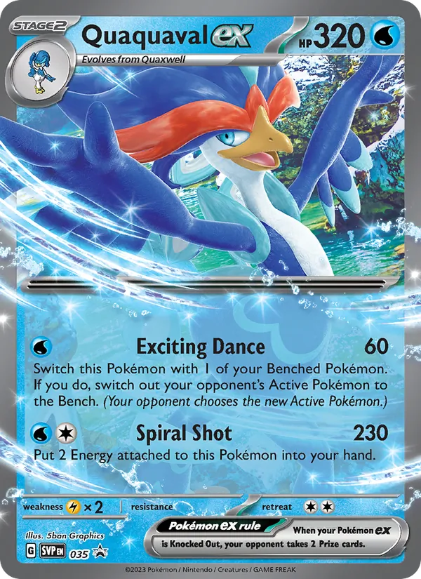 Quaquaval ex #035 – SVP Black Star Promos card