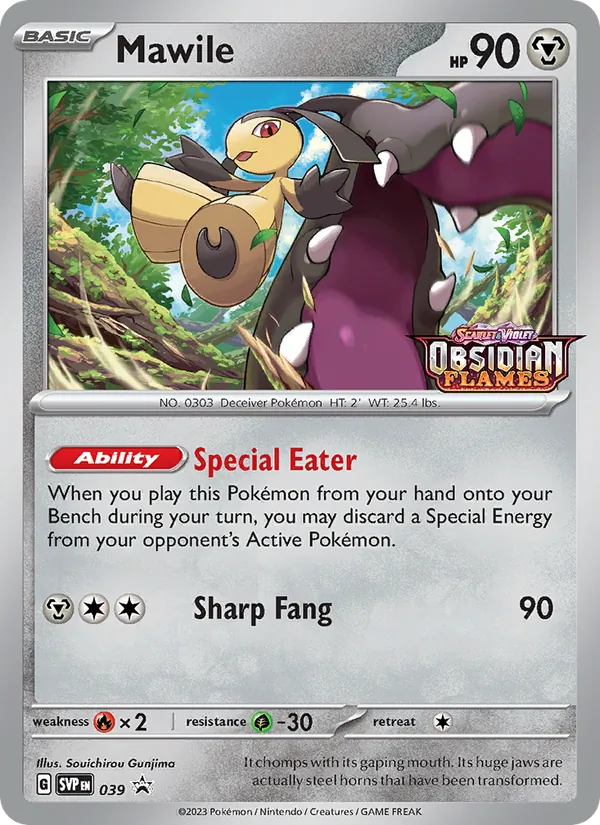 Mawile #039 – SVP Black Star Promos card