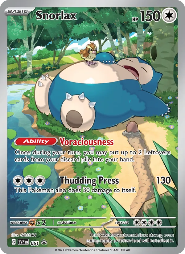 Snorlax #051 – SVP Black Star Promos card