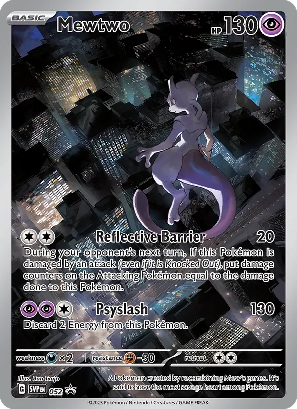 Mewtwo #052 – SVP Black Star Promos card