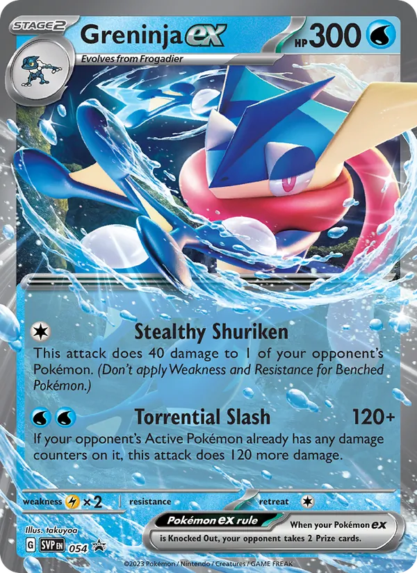 Greninja ex #054 – SVP Black Star Promos card