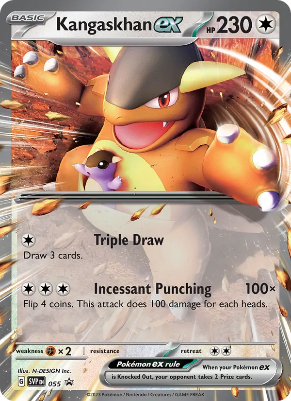Kangaskhan ex #055 – SVP Black Star Promos card