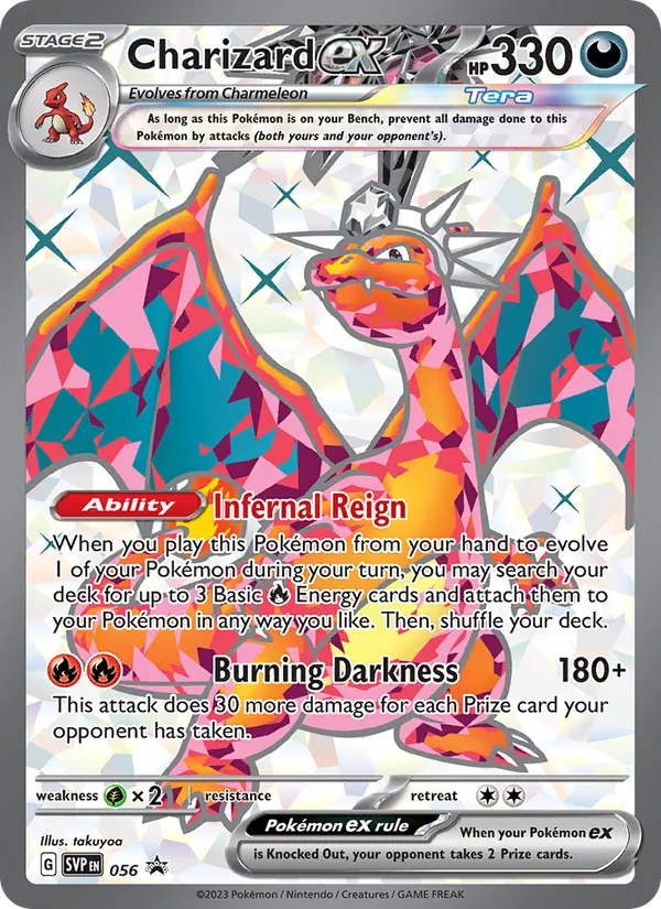 Charizard ex #056 – SVP Black Star Promos card