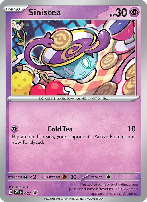 Sinistea #062 – SVP Black Star Promos card