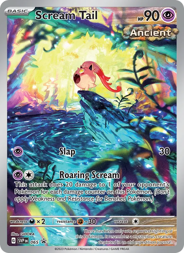 Scream Tail #065 – SVP Black Star Promos card