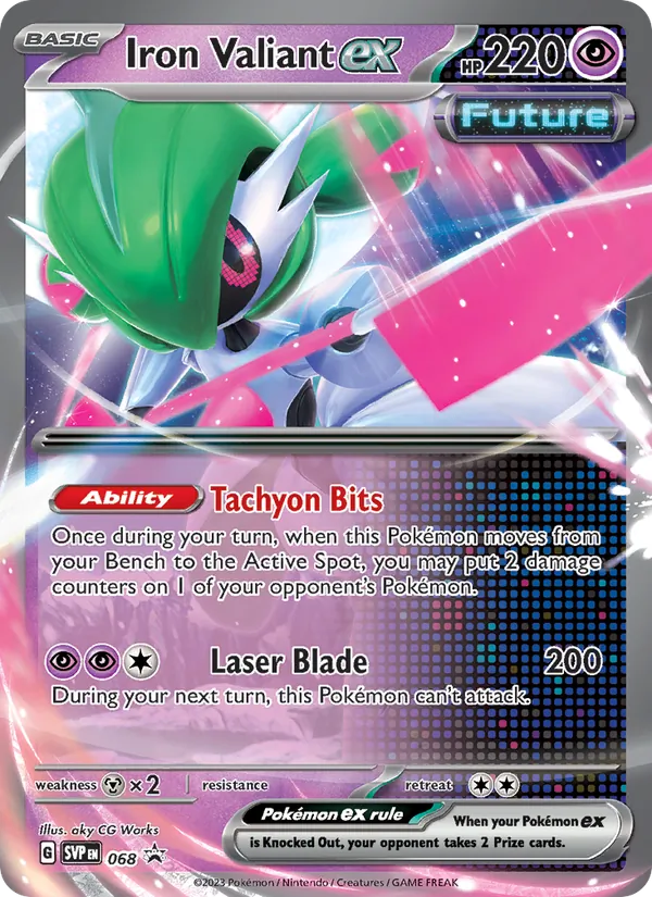 Iron Valiant ex #068 – SVP Black Star Promos card