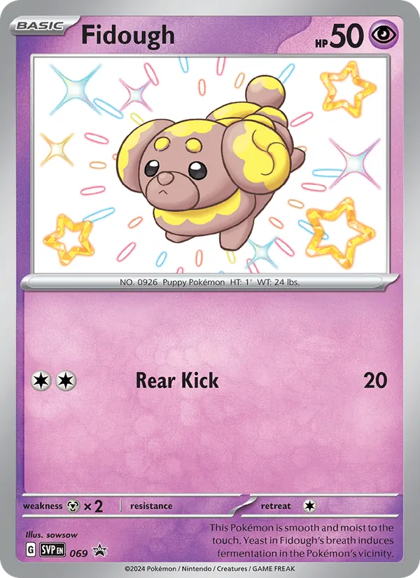 Fidough #069 – SVP Black Star Promos card