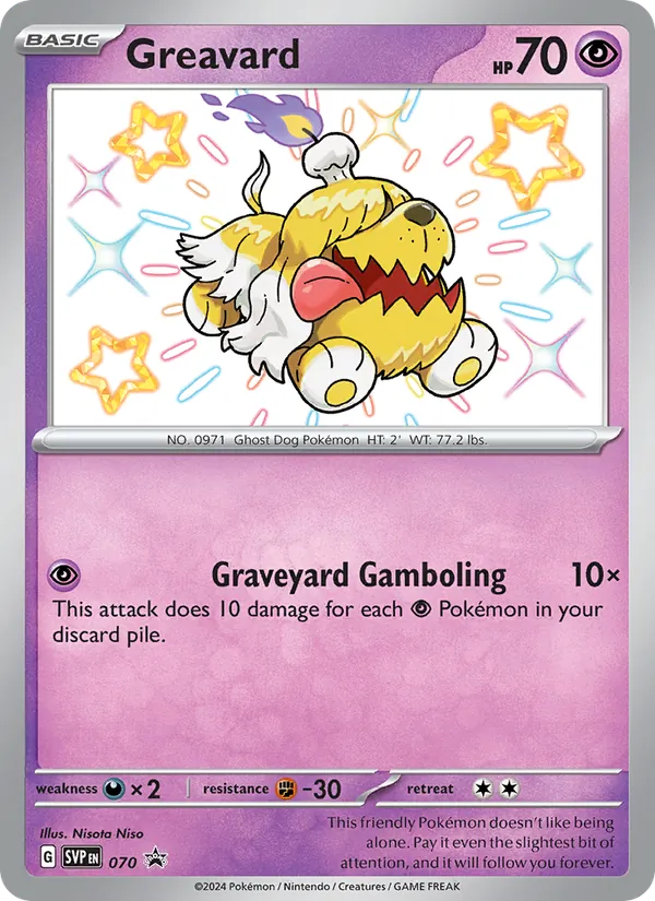 Greavard #070 – SVP Black Star Promos card