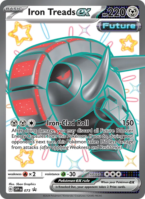 Iron Treads ex #073 – SVP Black Star Promos card